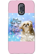 Load image into Gallery viewer, Angels And Shih Tzu Are Not Different Gift For Dog Lovers Phone case