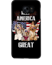 Load image into Gallery viewer, Keep America Great Yorkshire Terrier Gift For Dog Lovers Phone case