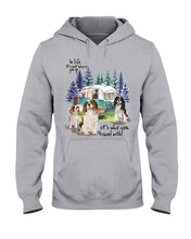 Load image into Gallery viewer, Cavalier King It's Who You Travel With Gift For Dog Lovers Hoodie