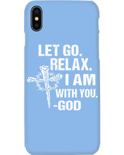 Load image into Gallery viewer, Let You Relax I Am With You Gray Background Phone case