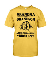 Load image into Gallery viewer, Grandma And Grandson A Bond That Can't Be Broken Custom Design Guys Tee