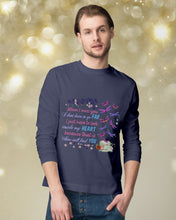Load image into Gallery viewer, Butterflies When I Miss You I Just Have To Look Inside My Heart Gift For Lover Unisex Long Sleeve