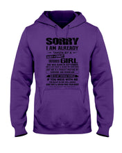 Load image into Gallery viewer, I'm Already Taken By September Sexy And Crazy Girl For Birthday Gift Hoodie