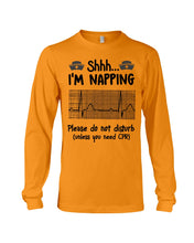 Load image into Gallery viewer, Cute Coffee Cup Shh I’m Napping Please Do Not Disturb Gift For Nurse Unisex Long Sleeve