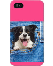 Load image into Gallery viewer, Border Collie In Denim Pocket Gift For Dog Lovers Phone case