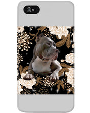 Load image into Gallery viewer, Gift For Dog Lovers Pitbull Bright Peonies Phone case