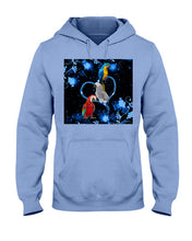 Load image into Gallery viewer, Lovely Phone Case Twinkling Blue Heart Gift For Parrots Lovers Hoodie
