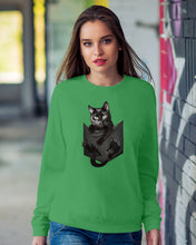 Load image into Gallery viewer, Cat In Your Front Pocket Perfect Gift For Friends Who Loves Cat Sweatshirt
