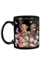Load image into Gallery viewer, Gift For Dog LoversChesapeake Bay Retriever With Peonies Mug