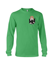 Load image into Gallery viewer, Cavalier King Charles Spaniel In Pocket - Dogs Lovers Gift Unisex Long Sleeve