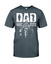 Load image into Gallery viewer, Daughter's Best Friend Son's Partner In Crime Special Custom Design Guys Tee