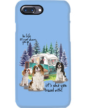 Load image into Gallery viewer, Cavalier King It's Who You Travel With Gift For Dog Lovers Phone case