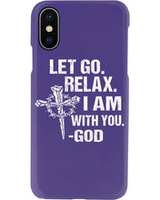 Load image into Gallery viewer, Let You Relax I Am With You Gray Background Phone case