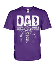 Load image into Gallery viewer, Daughter's Best Friend Son's Partner In Crime Special Custom Design Guys V-Neck