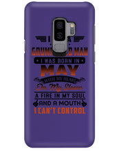 Load image into Gallery viewer, I'm A Grumpy Old Man I Was Born In May With My Heart Phone case