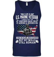 Load image into Gallery viewer, I Am A US Marine Veteran If America Needed Me Gift Unisex Tank Top