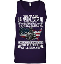 Load image into Gallery viewer, I Am A US Marine Veteran If America Needed Me Gift Unisex Tank Top