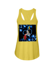 Load image into Gallery viewer, Lovely Phone Case Twinkling Blue Heart Gift For Parrots Lovers Ladies Flowy Tank