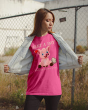 Load image into Gallery viewer, Fart A Day Keep The Doctor Away Gift For Pig Lovers Guys Tee