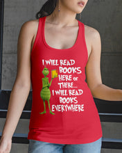 Load image into Gallery viewer, I’ll Read Book Everywhere Great Gift For Book Lovers Ladies Flowy Tank