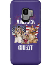 Load image into Gallery viewer, Keep America Great Yorkshire Terrier Gift For Dog Lovers Phone case