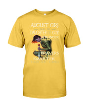 Load image into Gallery viewer, August Girl Daughter Of God Meaningful Gift For Women Guys Tee