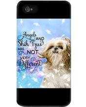 Load image into Gallery viewer, Angels And Shih Tzu Are Not Different Gift For Dog Lovers Phone case