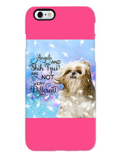 Load image into Gallery viewer, Angels And Shih Tzu Are Not Different Gift For Dog Lovers Phone case