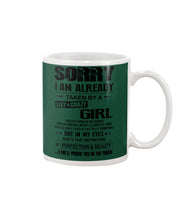 Load image into Gallery viewer, I'm Already Taken By A Sexy And Crazy Girl She Was Born In December Mug