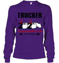 Load image into Gallery viewer, 2020 The Year When Shit Got Real Quarantined Gift For Trucker Unisex Long Sleeve