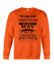 Load image into Gallery viewer, I'm A Grumpy Old Man I Was Born In May With My Heart Sweatshirt