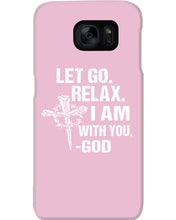 Load image into Gallery viewer, Let You Relax I Am With You Gray Background Phone case
