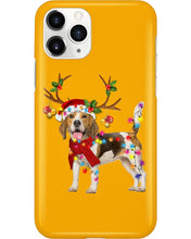 Load image into Gallery viewer, Beagle Gorgeous Reindeer Xmas Lights Gift For Dog Lovers Phone case