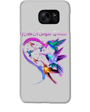 Load image into Gallery viewer, Hummingbirds Heart Shaped I Am A Simple Woman Gift For Mom Phone case