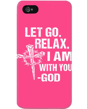 Load image into Gallery viewer, Let You Relax I Am With You Gray Background Phone case