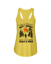 Load image into Gallery viewer, Life Is Short Buy The Shoes Ladies Flowy Tank