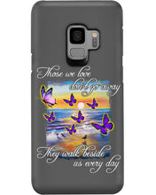 Load image into Gallery viewer, Butterfly Sunset On Beach Those We Love Don't Go Away Gift For Lover Phone case