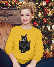 Load image into Gallery viewer, Cat In Your Front Pocket Perfect Gift For Friends Who Loves Cat Sweatshirt