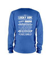 Load image into Gallery viewer, Gift For Son Who Raised By A Freaking Awesome July Mom She's A Bit Crazy Unisex Long Sleeve