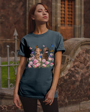 Load image into Gallery viewer, Gift For Dog LoversChesapeake Bay Retriever With Peonies Guys Tee