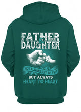 Load image into Gallery viewer, Father And Daughter Always Heart To Heart Gift For Dad Hoodie