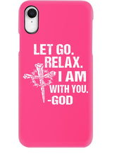 Load image into Gallery viewer, Let You Relax I Am With You Gray Background Phone case