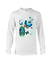 Load image into Gallery viewer, Butterfly Close My Eyes And Hug You Gift For Women Unisex Long Sleeve
