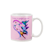 Load image into Gallery viewer, Hummingbirds Heart Shaped I Am A Simple Woman Gift For Mom Mug