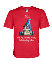 Load image into Gallery viewer, I Sew But My Favorite Hobby Is Collecting Fabric Custom Design Guys V-Neck
