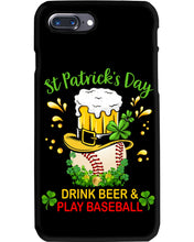 Load image into Gallery viewer, Baseball Drink Beer Day St Patrick's Day Gift For Baseball Lovers Phone case