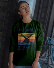 Load image into Gallery viewer, Assuming I;m Just An Old Lady Was Your First Mistake Gift For Softball Lovers Unisex Long Sleeve