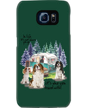 Load image into Gallery viewer, Cavalier King It's Who You Travel With Gift For Dog Lovers Phone case
