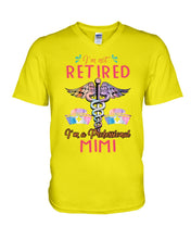 Load image into Gallery viewer, I'm Not Retrired I'm A Professional Mim Custom Gift For Nurse Guys V-Neck