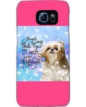 Load image into Gallery viewer, Angels And Shih Tzu Are Not Different Gift For Dog Lovers Phone case
